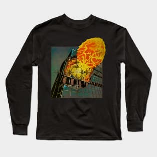 The Exploding Building Long Sleeve T-Shirt